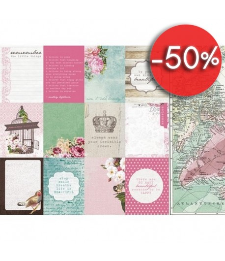 PAPIER LASS 30.5 X 30.5 CM - KAISERCRAFT OH SO LOVELY