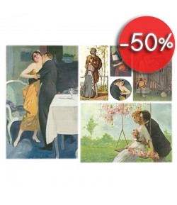 PAPIER DE RIZ  COUPLE 33 X 48 CM DFS149 STAMPERIA