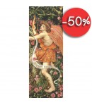 PAPIER DE RIZ MERRY CHRISTMAS DORE 24 X 60 CM