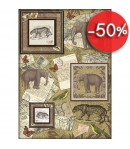 PAPIER DECOUPAGE CARNET 50 X 70 CM