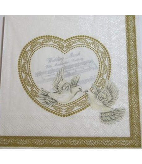 SERVIETTE MARIAGE 3