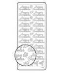 STICKERS HAPPY CHRISTMAS OR