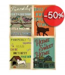 PAPIER DECOUPAGE HOME SWEET HOME 50 X 70 CM