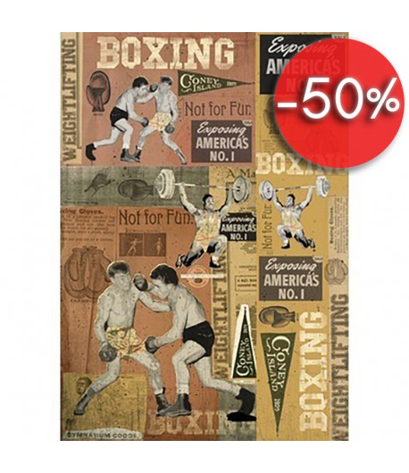 PAPIER DECOUPAGE BOXE 50 X 70 CM DFG388