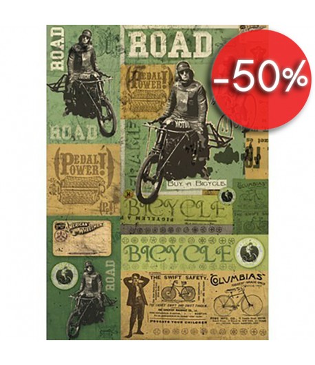 PAPIER DECOUPAGE MOTOS 50 X 70 CM