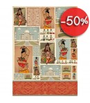 PAPIER DECOUPAGE INDE 50 X 70 CM