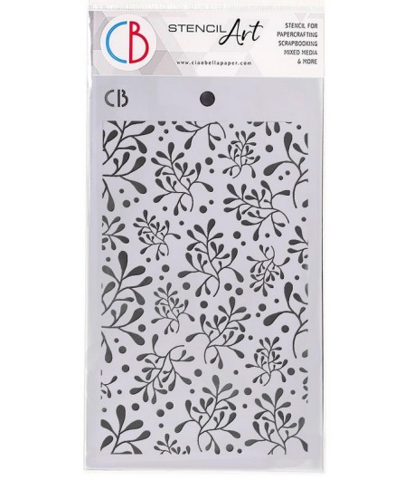 POCHOIR MISTELTOE 14.5X24 CM - CIAO BELLA MS062