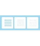 LAYERED COMBI STENCIL SET - CANDLES X 3