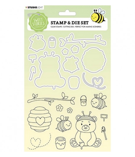 DIES + TAMPONS OURS ET ABEILLES - STUDIOLIGHT