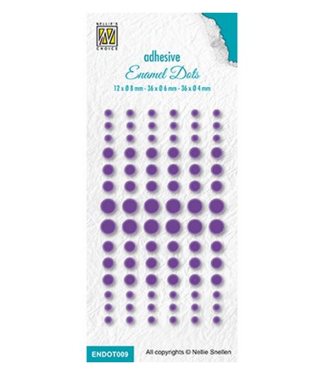 ENAMEL DOTS X  84 - MAUVE