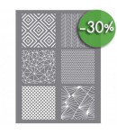 POCHOIR PATE POLYMERE - GEOMETRIQUE