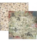 BLOC 8 FEUILLES ENGINE OF FUTURE CIAO BELLA 30X30CM CBT054