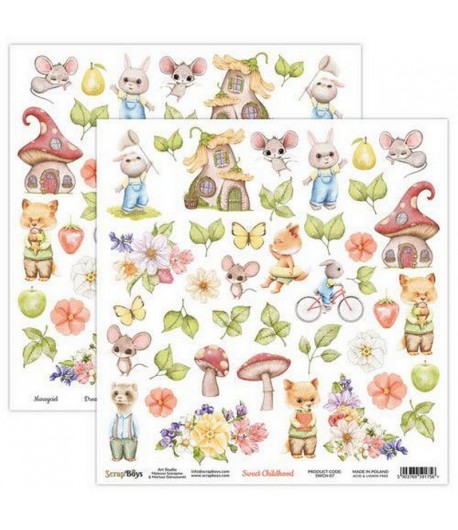 PAPIER SWEET CHILDHOOD 30.5 X 30.5 CM  - 07