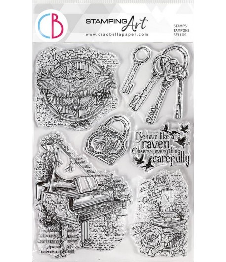 TAMPONS TRANSPARENTS GOTHIKA PS8055 CIAO BELLA