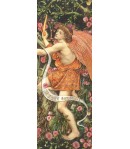 PAPIER DE RIZ MERRY CHRISTMAS DORE 24 X 60 CM