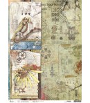 PAPIER DE RIZ A3 ENGINE OF THE FUTURE 30.6 X 42.7CM CBRM028 CIAO BELLA