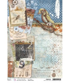 PAPIER DE RIZ A4 ENGINE OF THE FUTURE CARDS 21 X 29.7 CM CIAO BELLA CBRP244