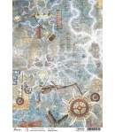 PAPIER DE RIZ A4 BULBS OF LIGHT 21 X 29.7 CM CIAO BELLA CBRP245