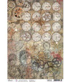 PAPIER DE RIZ A4 TIME MACHINE 21 X 29.7 CM CIAO BELLA CBRP247