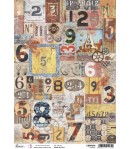 PAPIER DE RIZ A4 NUMBERS 21 X 29.7 CM CIAO BELLA CBRP248