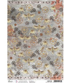 PAPIER DE RIZ A4 ELECTRICAL WINGS 21 X 29.7 CM CIAO BELLA CBRP249