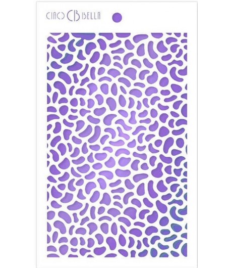 POCHOIR ANIMAL DOTS 14.5X24 CM - CIAO BELLA MS047