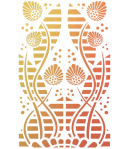 POCHOIR TIKAL 14.5X24 CM - CIAO BELLA MS066