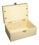 COFFRET EN BOIS COUVERCLE CASIER 19.5X12.8X9.6 CM