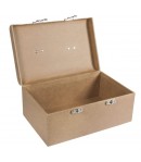COFFRET EN CARTON AVEC POIGNEE ET CHARNIERES 24X16X10.5 CM