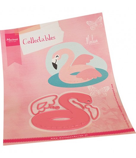 DIES COLLECTABLES BOUEE FLAMANT ROSE - COL1512