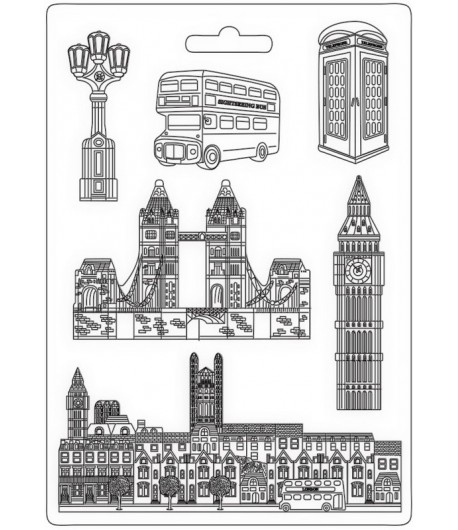 MOULE PVC FLEXIBLE OUR WAY LONDON - 21 X 29.7 CM - K3PTA4541