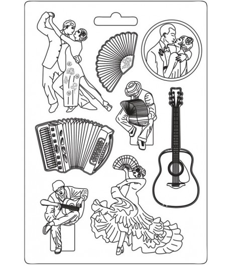 MOULE PVC FLEXIBLE DESIRE ELEMENTS - 21 X 29.7 CM - K3PTA4545