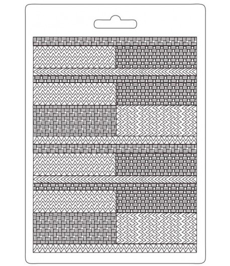 MOULE PVC FLEXIBLE - BAHAUS TEXTILE PATTERN K3PTA5629