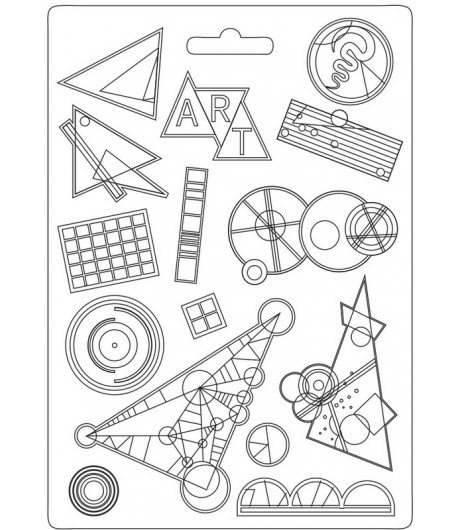 MOULE PVC FLEXIBLE - BAHAUS TEXTILE KANDINSKY K3PTA5630