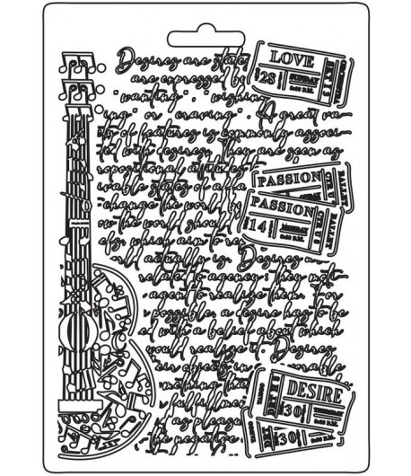 MOULE PVC FLEXIBLE - DESIRE GUITAR K3PTA5637