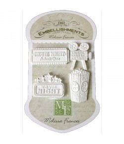 MINIATURES EN RESINE CINEMA X 4