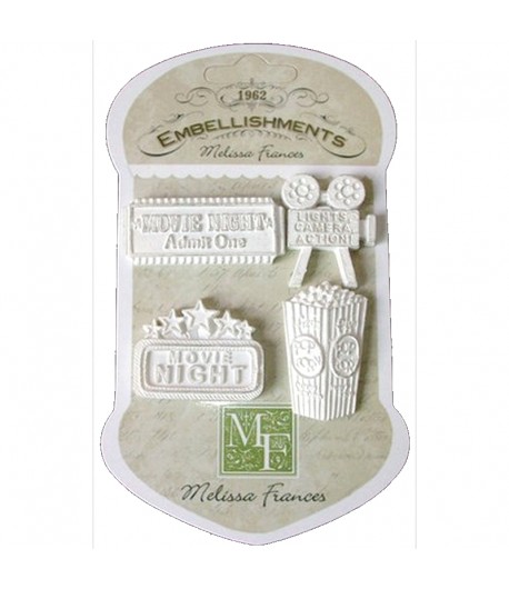 MINIATURES EN RESINE CINEMA X 4