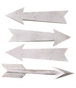 MINIATURES EN RESINE FLECHES X 4