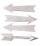 MINIATURES EN RESINE FLECHES X 4