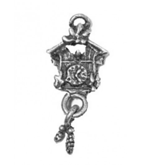CHARMS HORLOGE COUCOU X 10 - ARGENT
