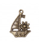 CHARMS BATEAU X 10 - BRONZE