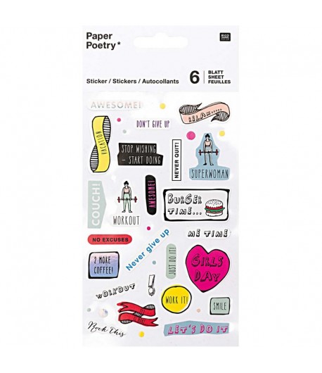 STICKERS AGENDA MAGICAL MOTIVATION