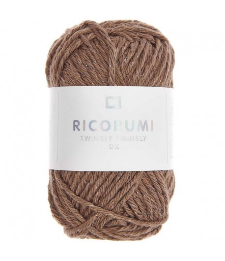 COTON RICORUMI TWINKLY TWINKLY BRUN (015)