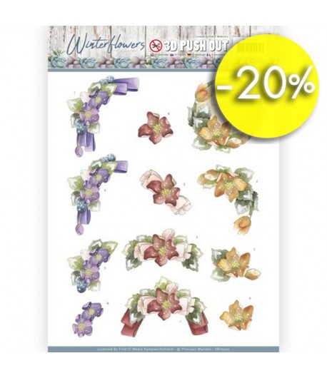 FEUILLE 3D HELLEBORES SB10300