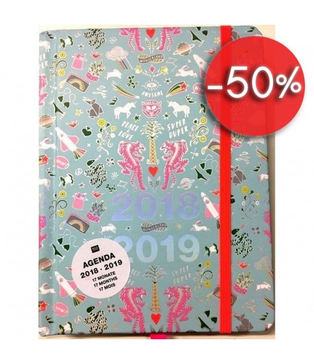 AGENDA 2018/2019 WONDERLAND 14X18.5CM