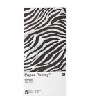 PAPIER DE SOIE 5 FEUILLES ZEBRE