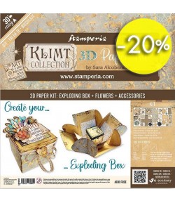 KIT 3D CARDS - KLIMT - SBPOP07