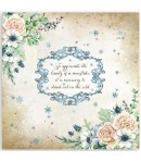 BLOC 10 FEUILLES COZY  WINTER 30.5 X 30.5 CM SBBL120