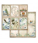 BLOC 10 FEUILLES COZY  WINTER 30.5 X 30.5 CM SBBL120