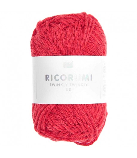 COTON RICORUMI TWINKLY TWINKLY ROUGE (009)